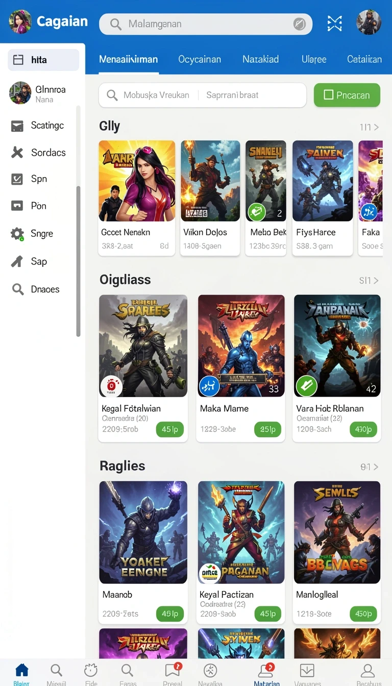 6svip - Screenshot menunjukkan karakter yang sedang bertarung di dalam game.