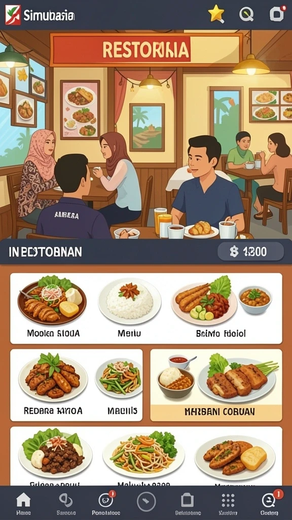 cina365 - Tampilan antarmuka yang menarik dan interaktif.