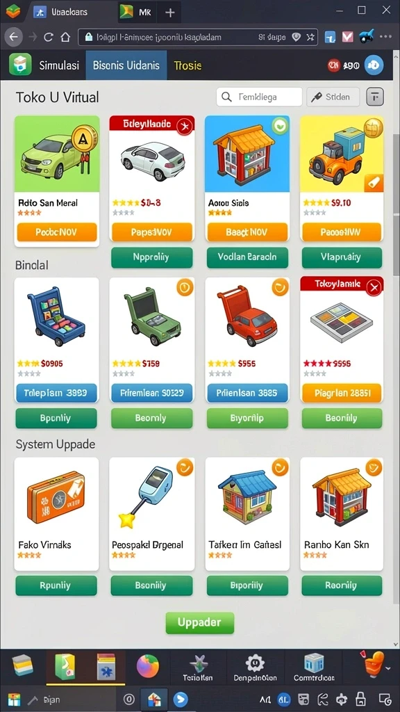 luckydf - Tampilan antarmuka LUCKYDF yang modern dan menarik.