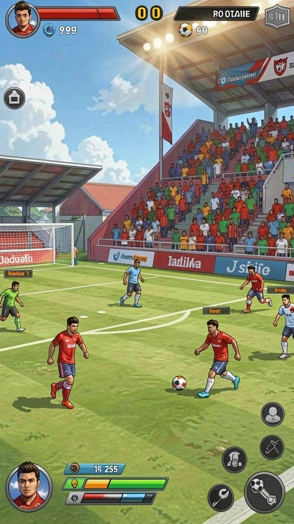 polototo - Mode multiplayer yang memungkinkan kompetisi nyata.