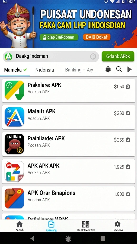 rsngame - Tampilan antarmuka yang menarik dan mudah dinavigasi.