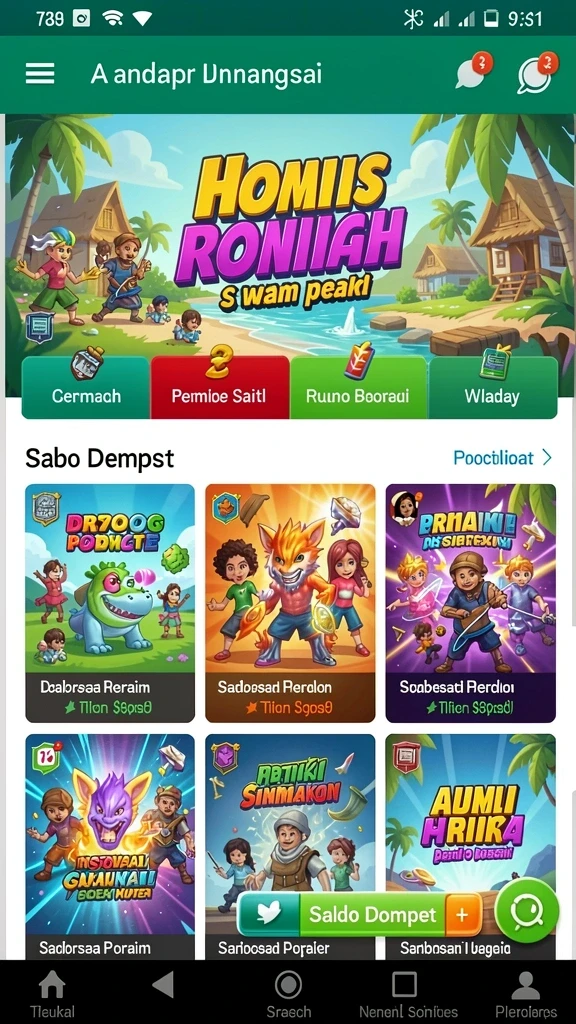 sekolahtoto - Tampilan antarmuka yang mudah digunakan.